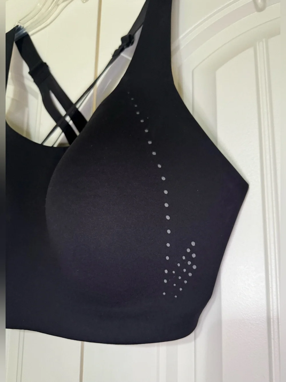 Lululemon AirSupport Bra High Support, C-DDD Cups Black / Asphalt Grey (36DD)